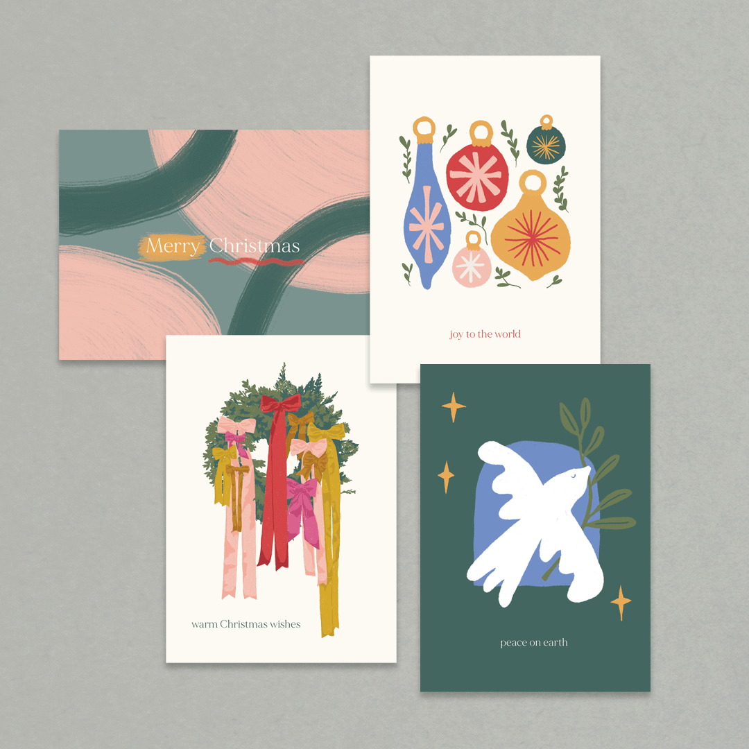 2025 Christmas Card Set (4-Pack)