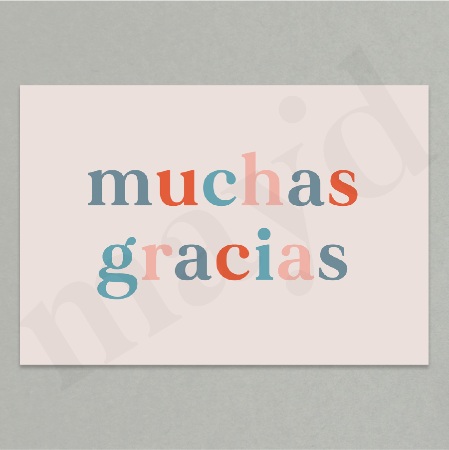 Muchas Gracias