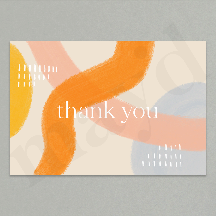 Thank You Abstract Summer