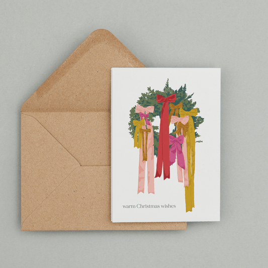 Warm Christmas Wreath